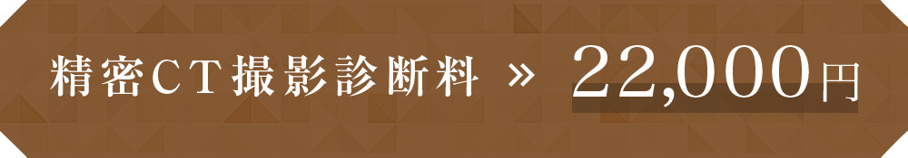 精密CT撮影診断料22,000